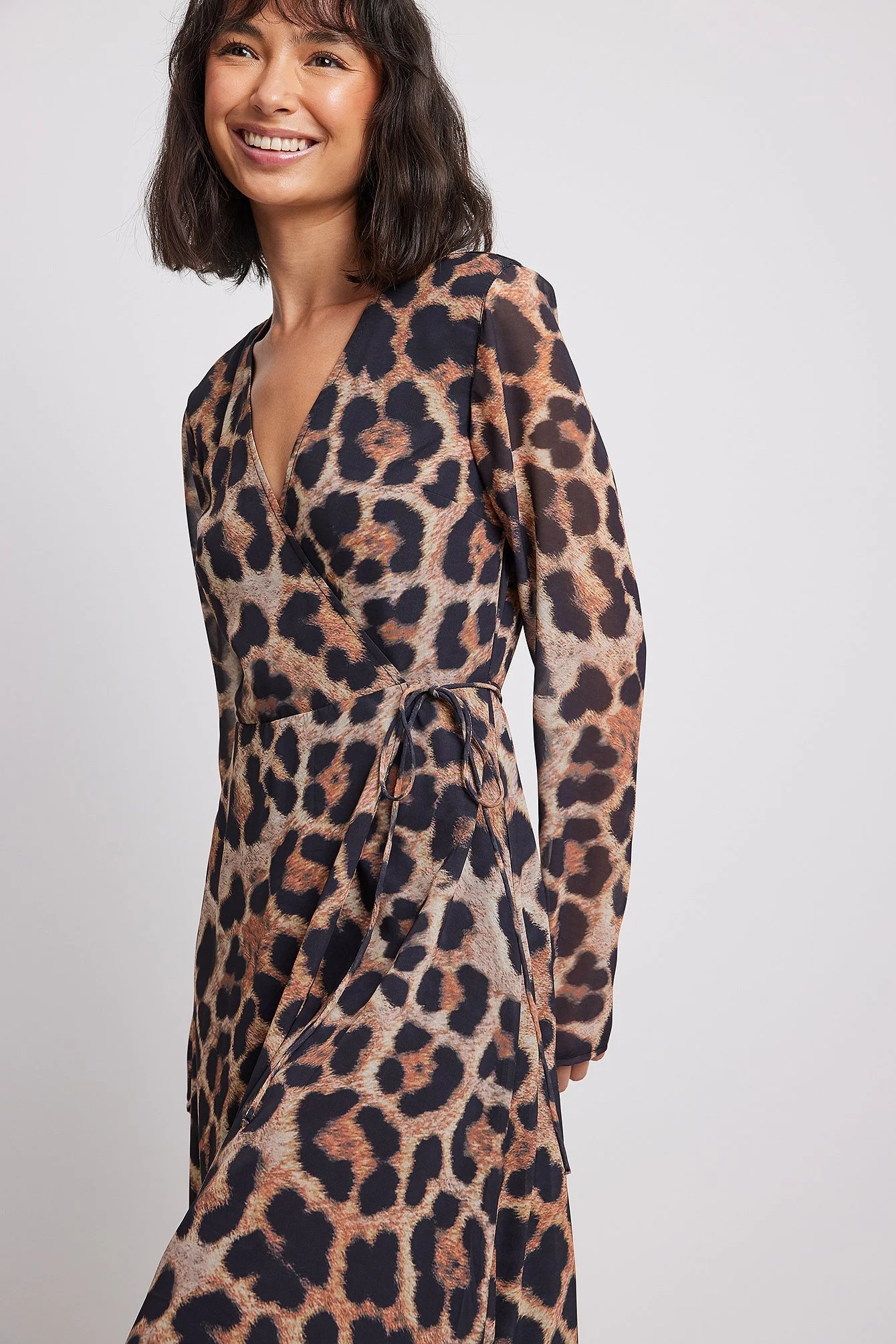 Wickel-Mini-Kleid