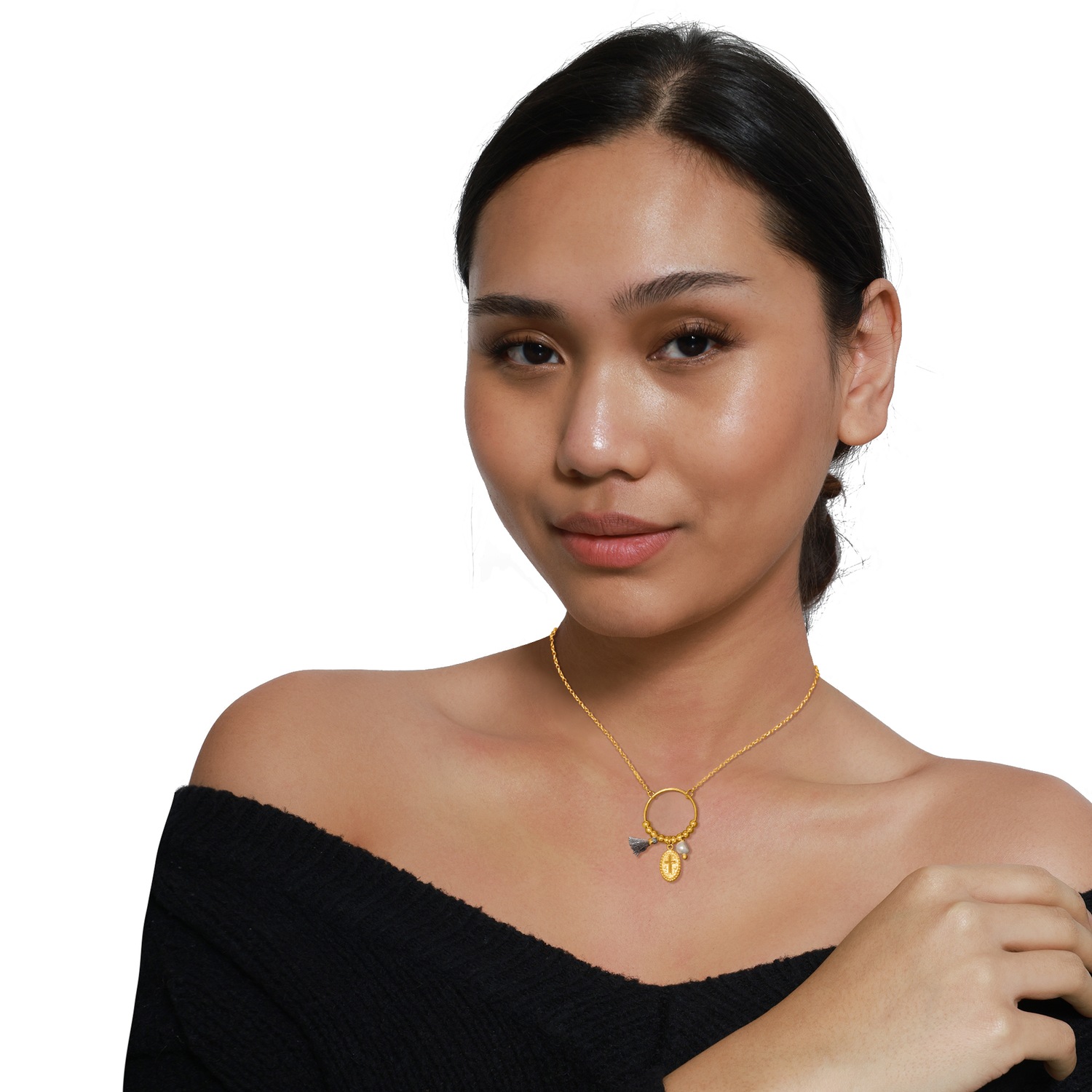 Collier Heideman couleur or Ures