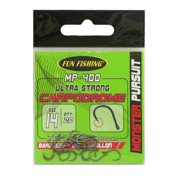 Zábavné rybářské háčky Monster Pursuit bez protihrotu MP400 (x20)