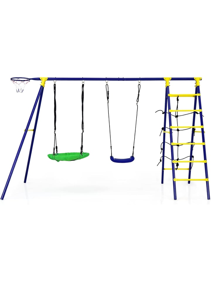 COSTWAY 5-in-1 Schaukelset in Blau günstig kaufen onesize