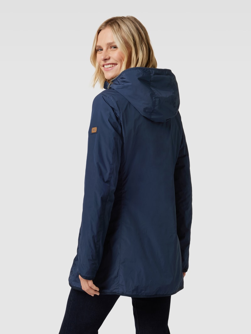 Parka mit Zweiwege-Reißverschluss in marineblau
