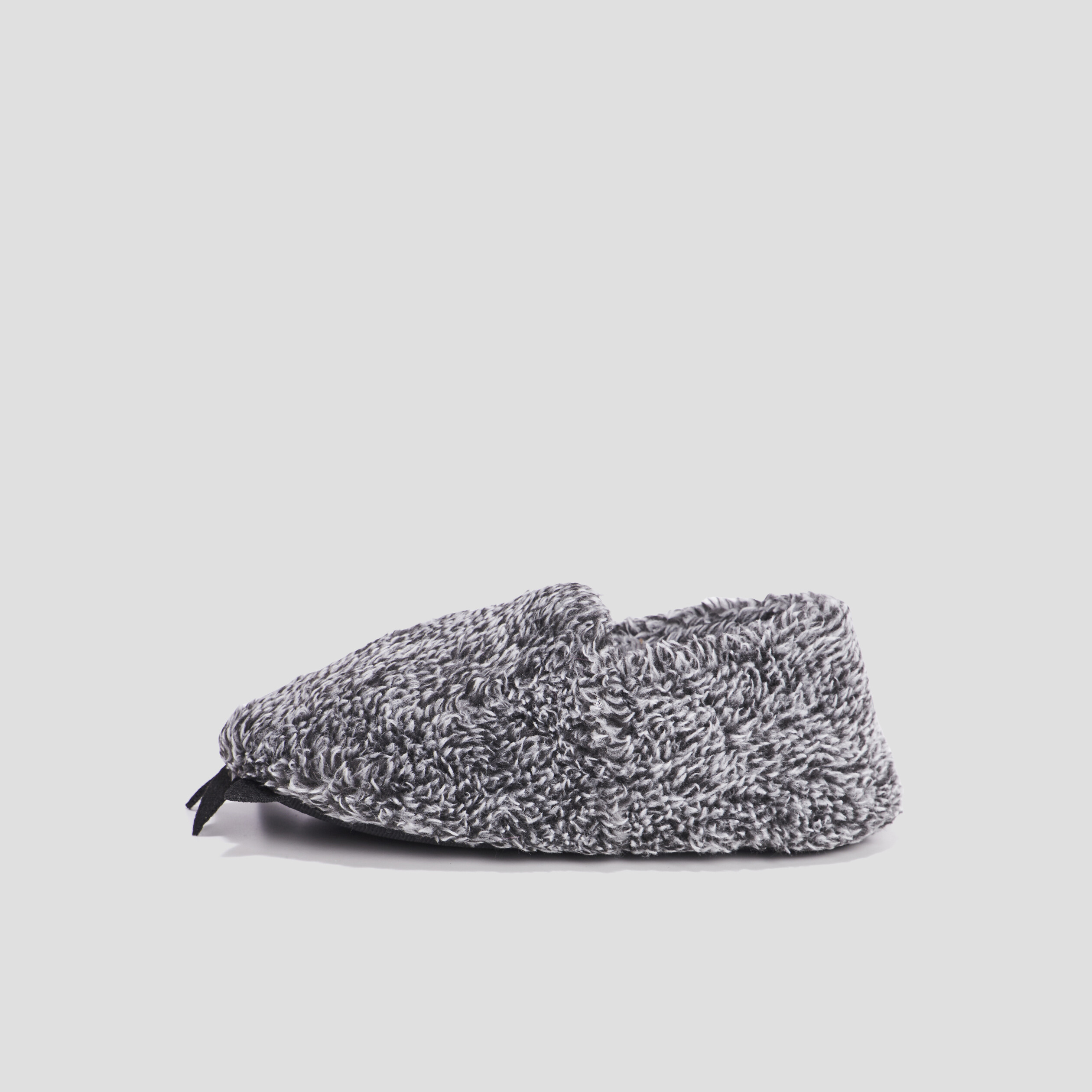 Chaussons sans gêne fourrure gris garçon | La Halle