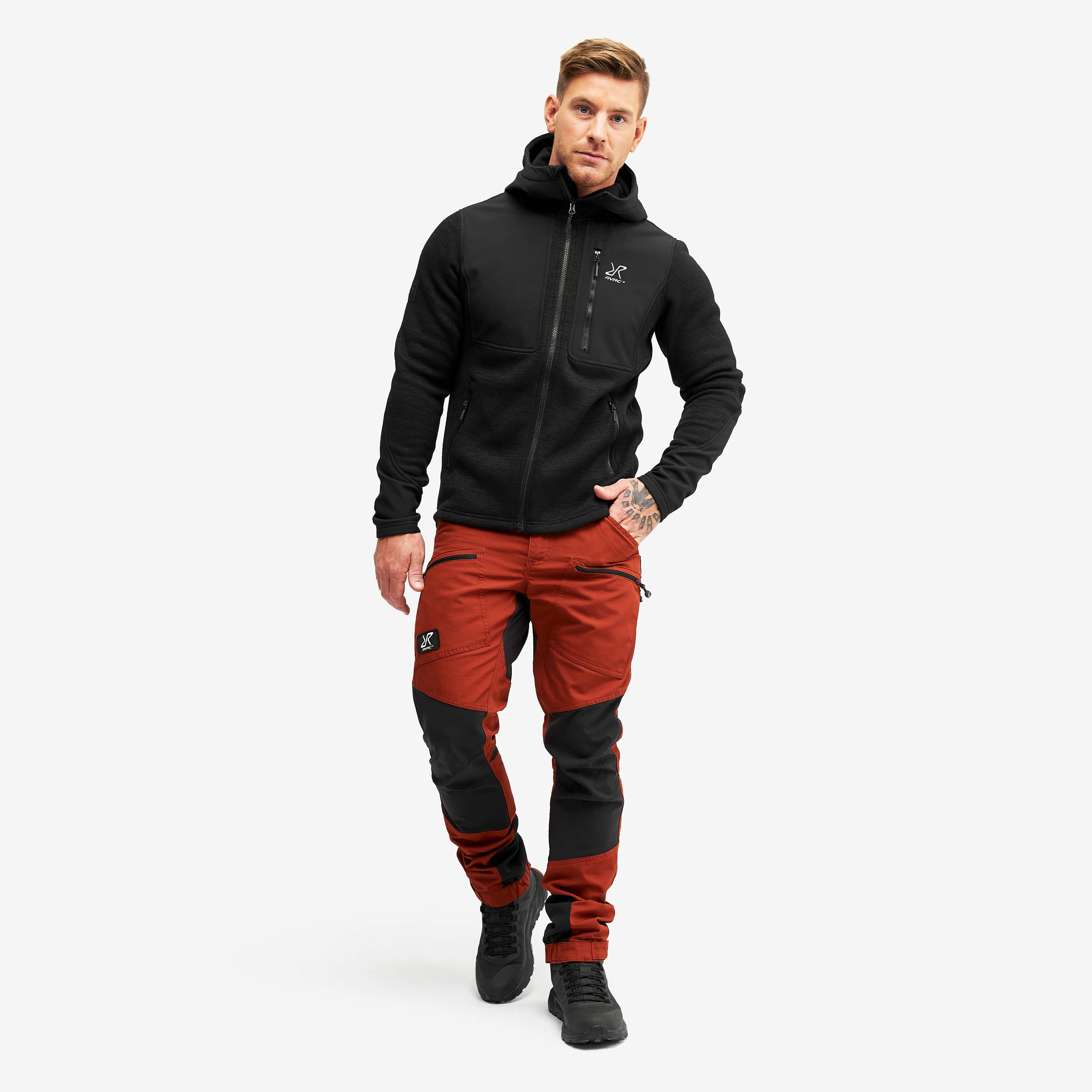Wander Pro Wool Hoodie Homme Charcoal Black