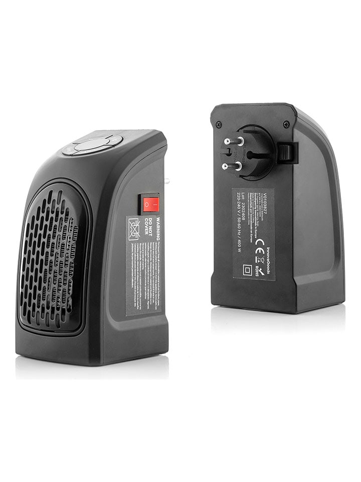 InnovaGoods Tragbare Mini-Heizung in Schwarz - (B)8,5 x (H)16 x (T)12,5 cm günstig kaufen onesize