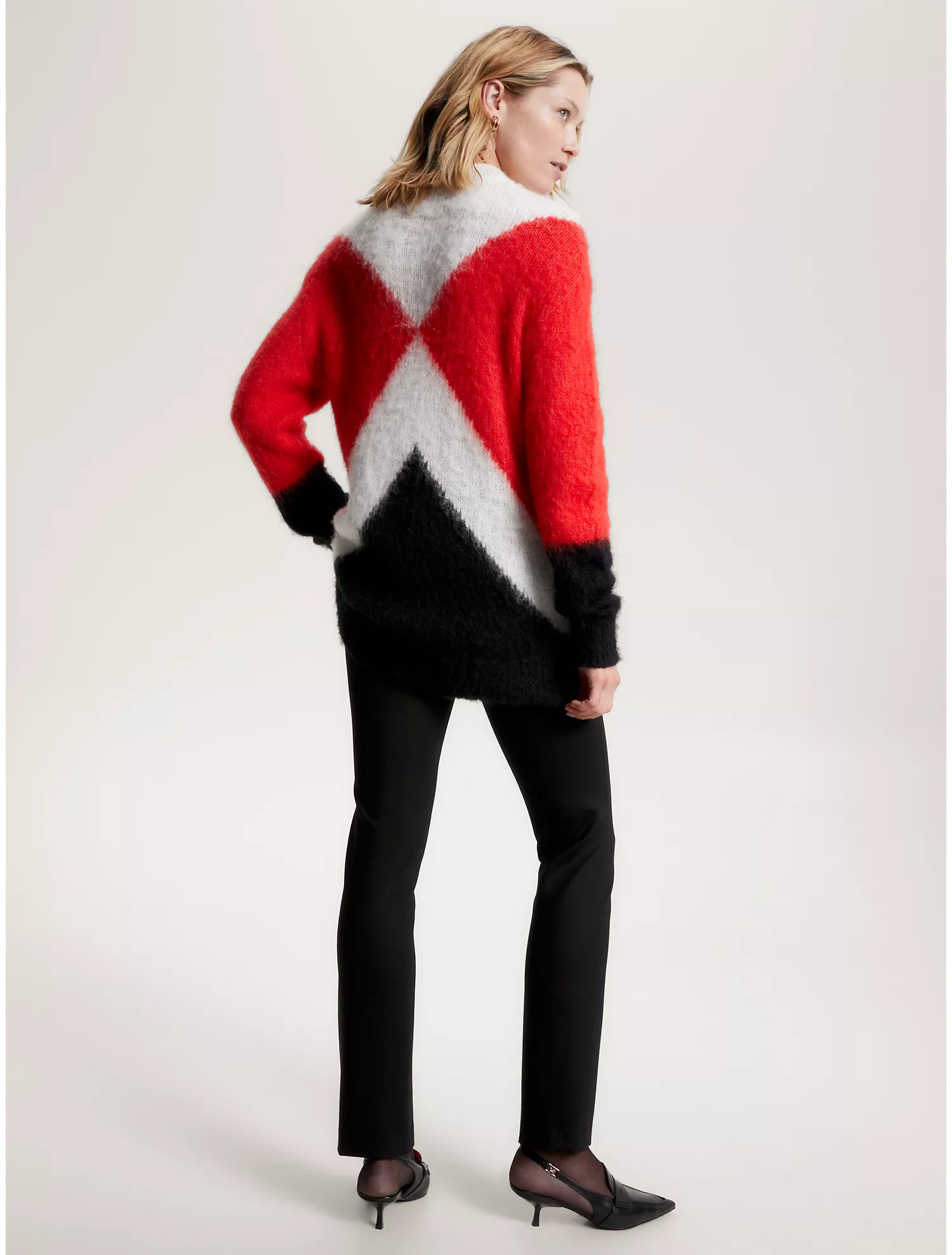 Argyle Alpaca Sweater