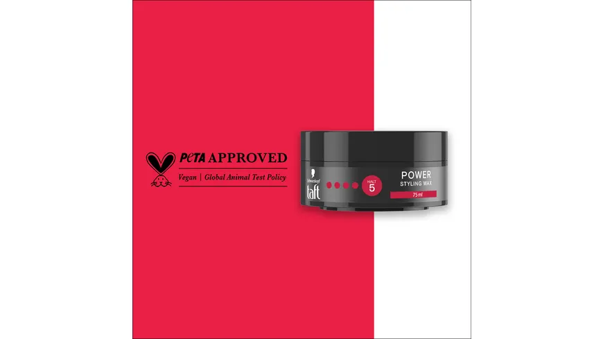 TAFT Styling Wax Power 75ml - Haltegrad 5 - sehr starker Halt 75 ml
