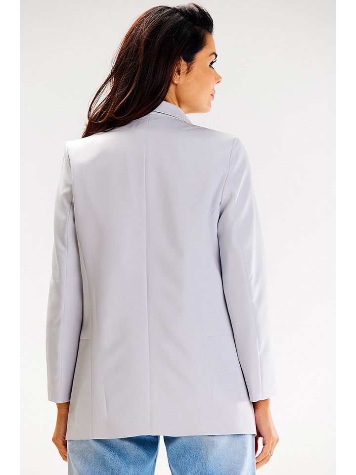 Awama Blazer in Hellgrau günstig kaufen