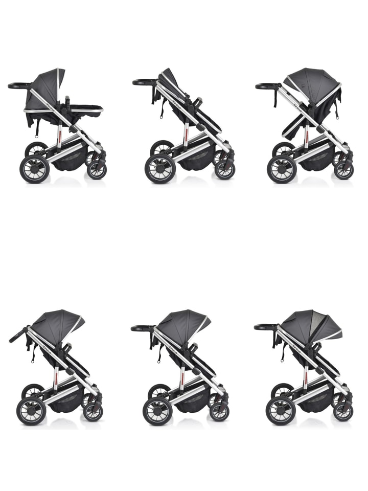 Moni Kombikinderwagen 2 in 1 Thira in grau günstig kaufen onesize