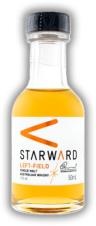 Starward Left-Field Australian Single Malt Whisky 0,05 Liter Starward Left-Field Australian Single Malt Whisky 0,05 Liter Dieser zugängliche Allrounder ist der neue Stern am Whisky-Himmel. 0,05	 Liter - Vol 40%