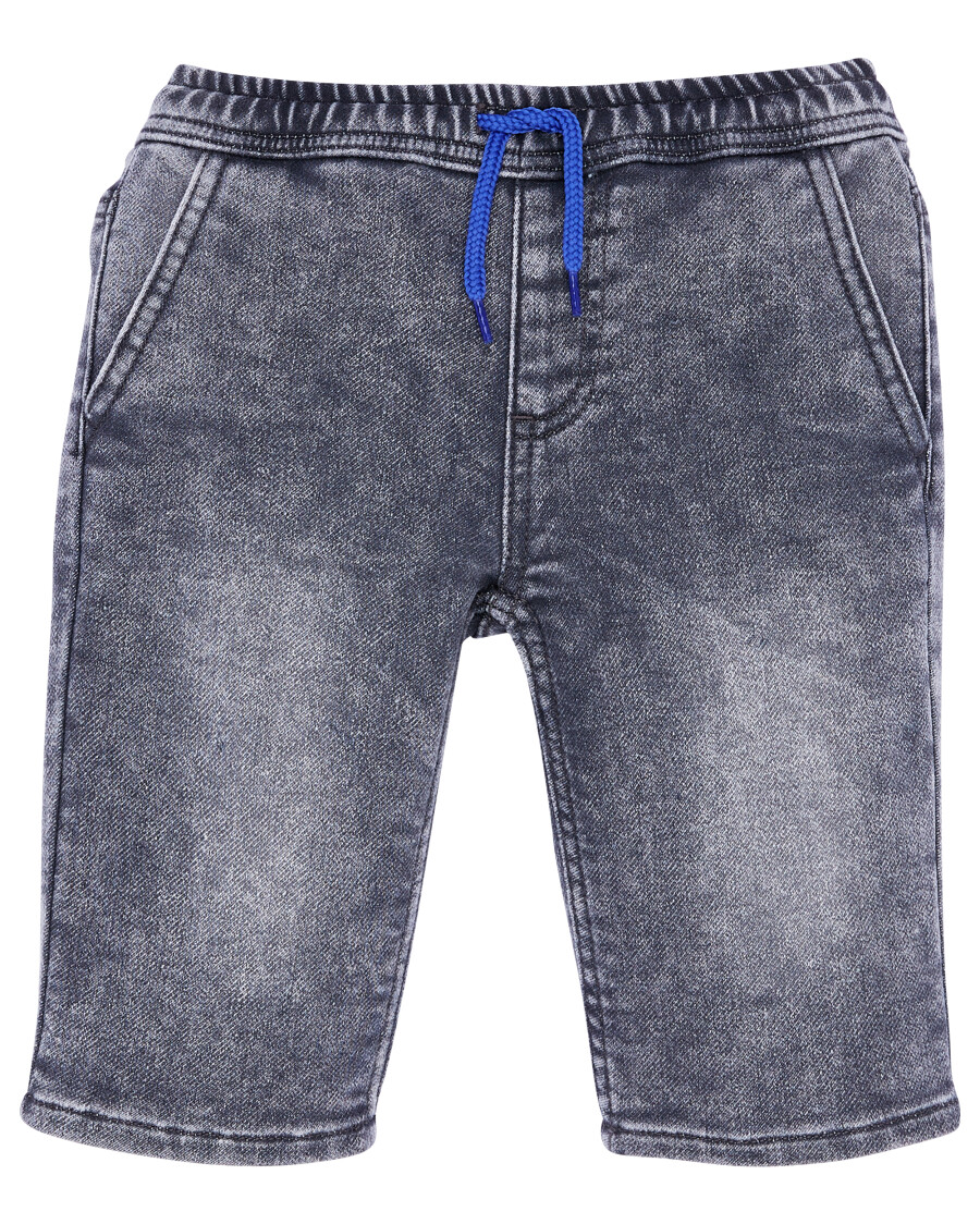 Ausgewaschene Jeans-Shorts