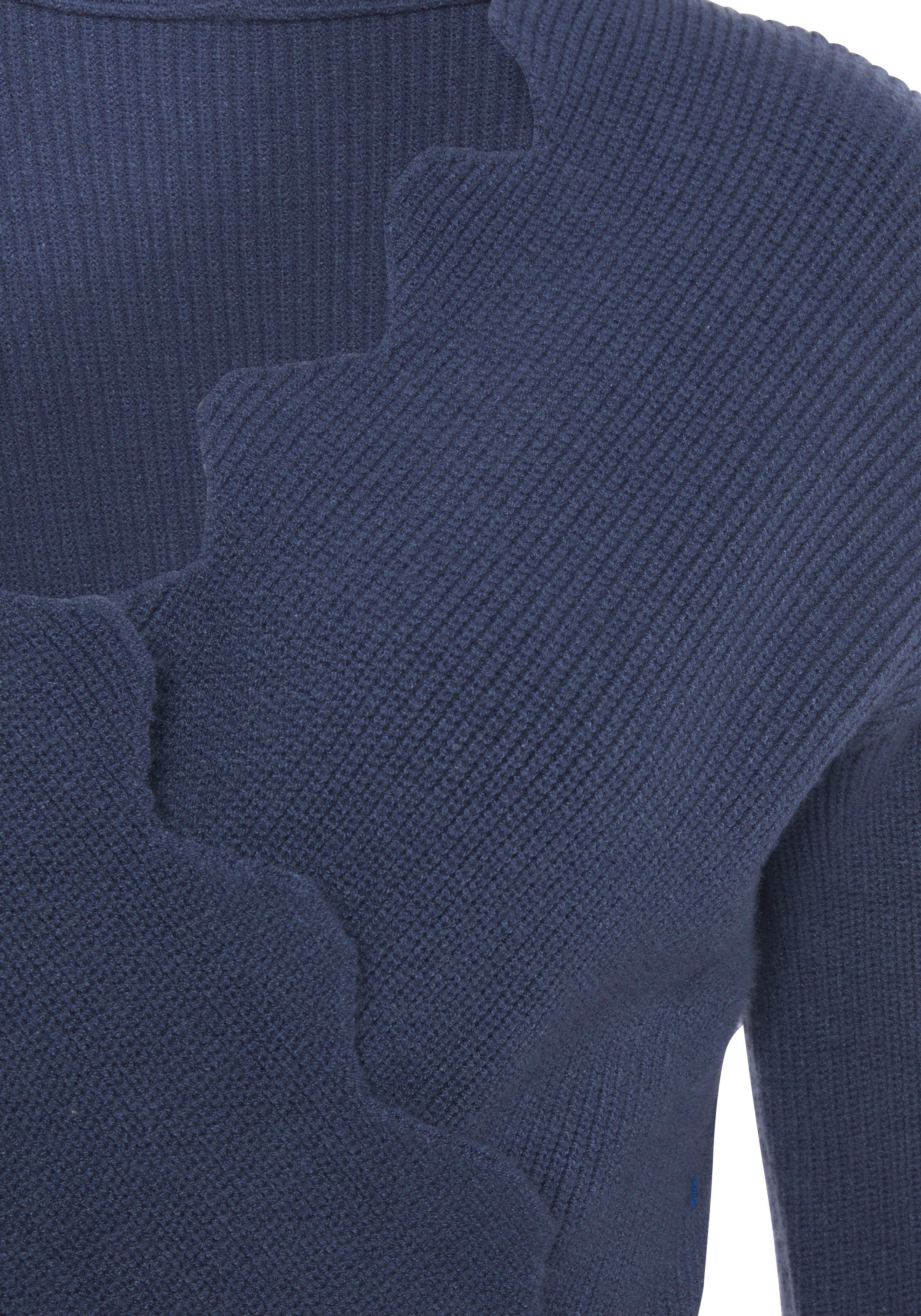 LASCANA Strickpullover mit Wellenkante