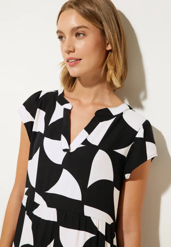 Street One Viskose Kleid mit Print