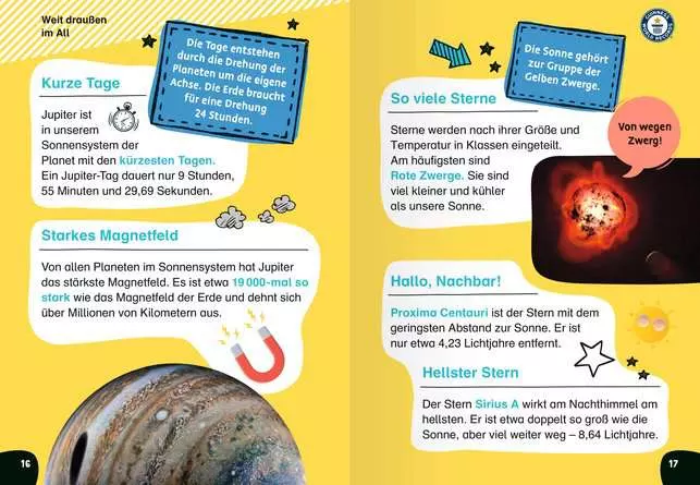 Guinness World Records für Erstleser - Weltraum