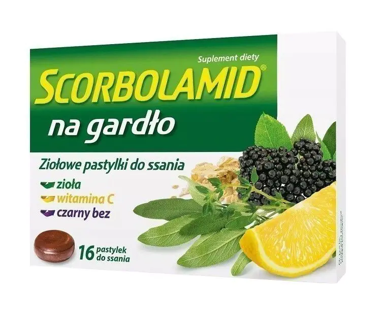 Skorbolamid za grlo, pastile