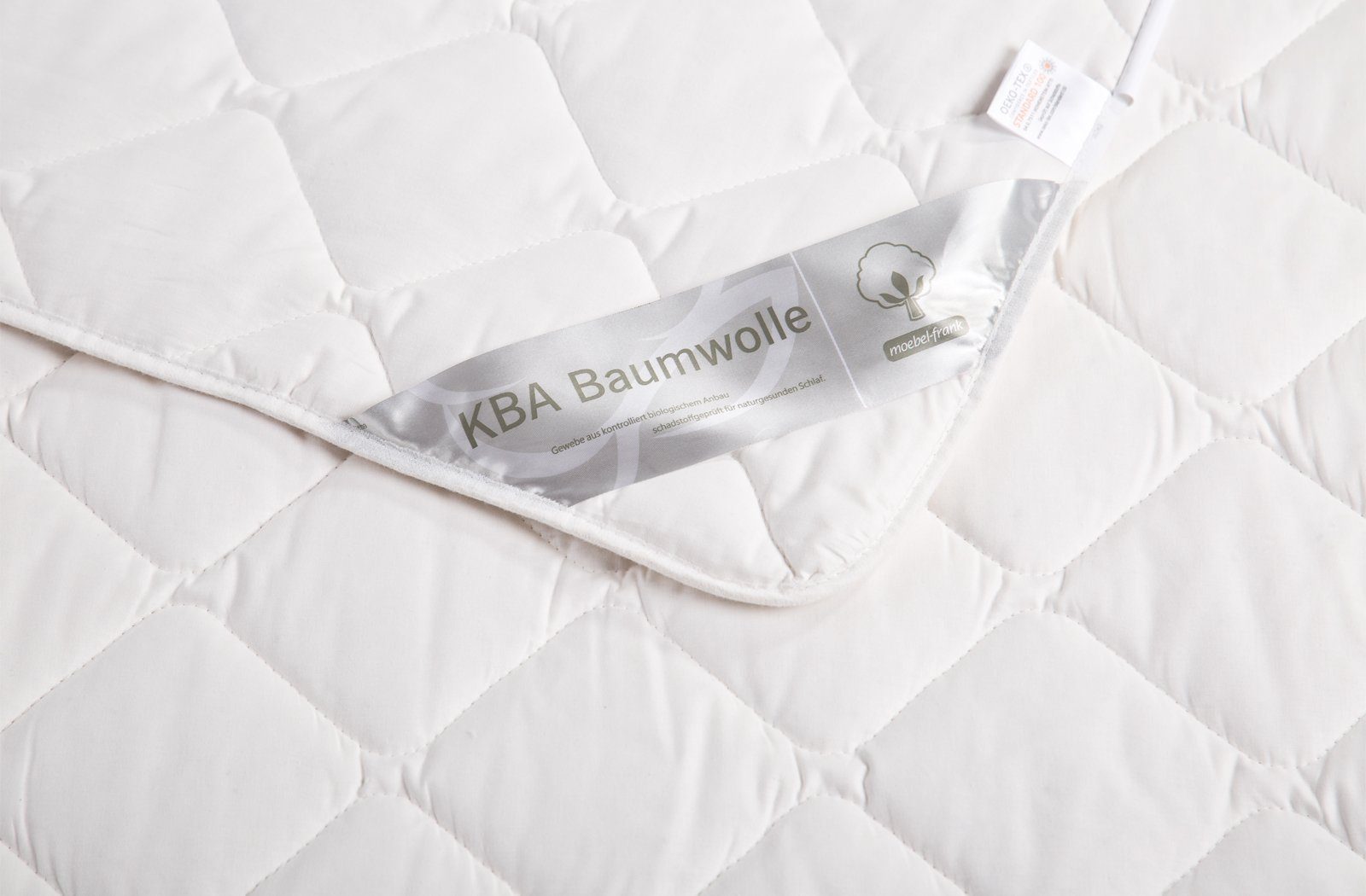 Baumwollbettdecke, Sarah, franknatur, Füllung: 100% Baumwolle, Bezug: 100% Baumwolle kbA, leichte Sommerdecke aus Baumwolle