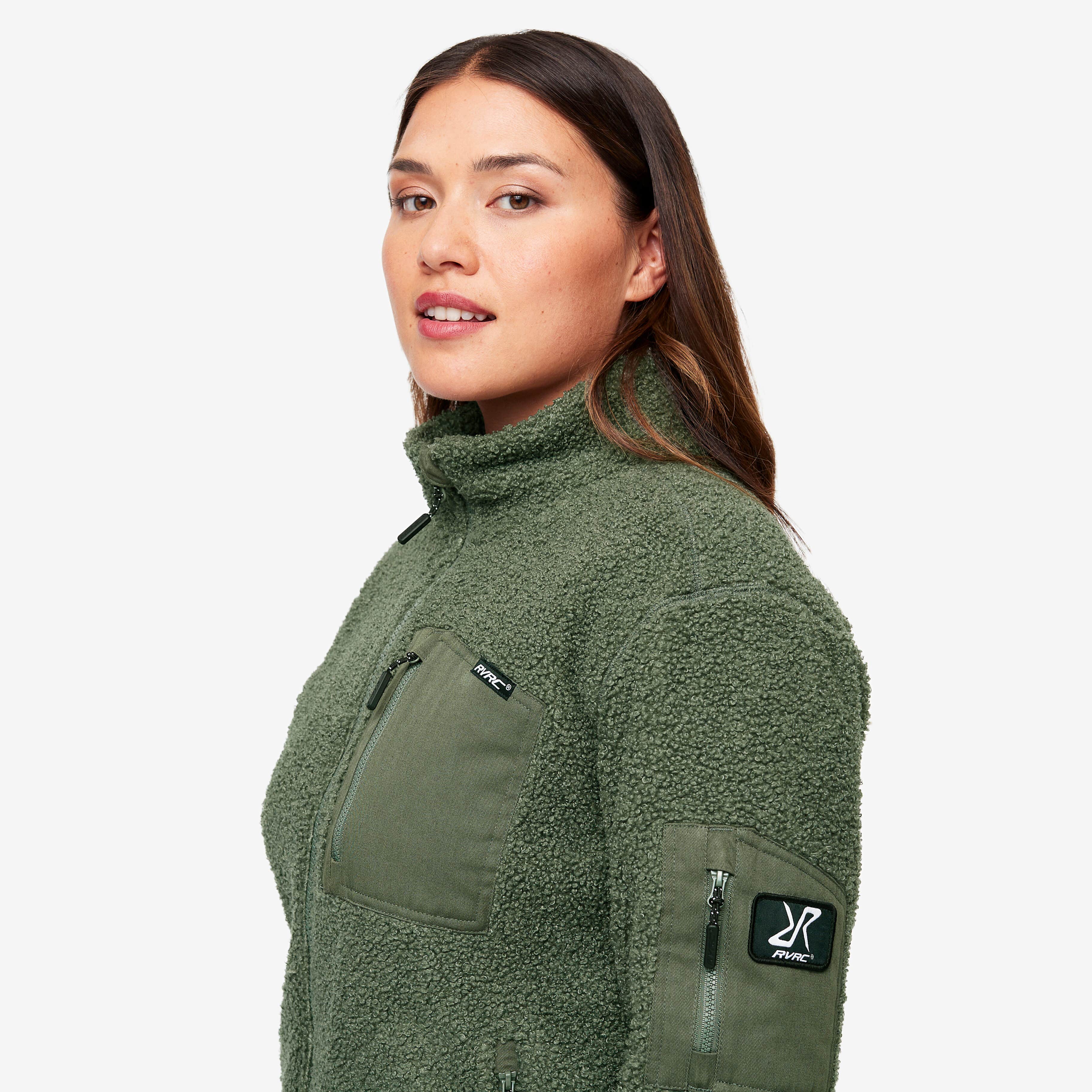 Bigfoot Pile Fleece Femme Dusty Green