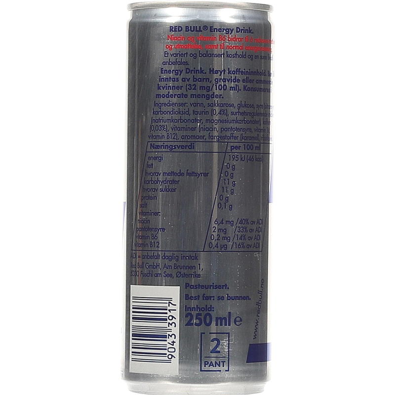 Red bull Red Bull 250 ml Energi drink