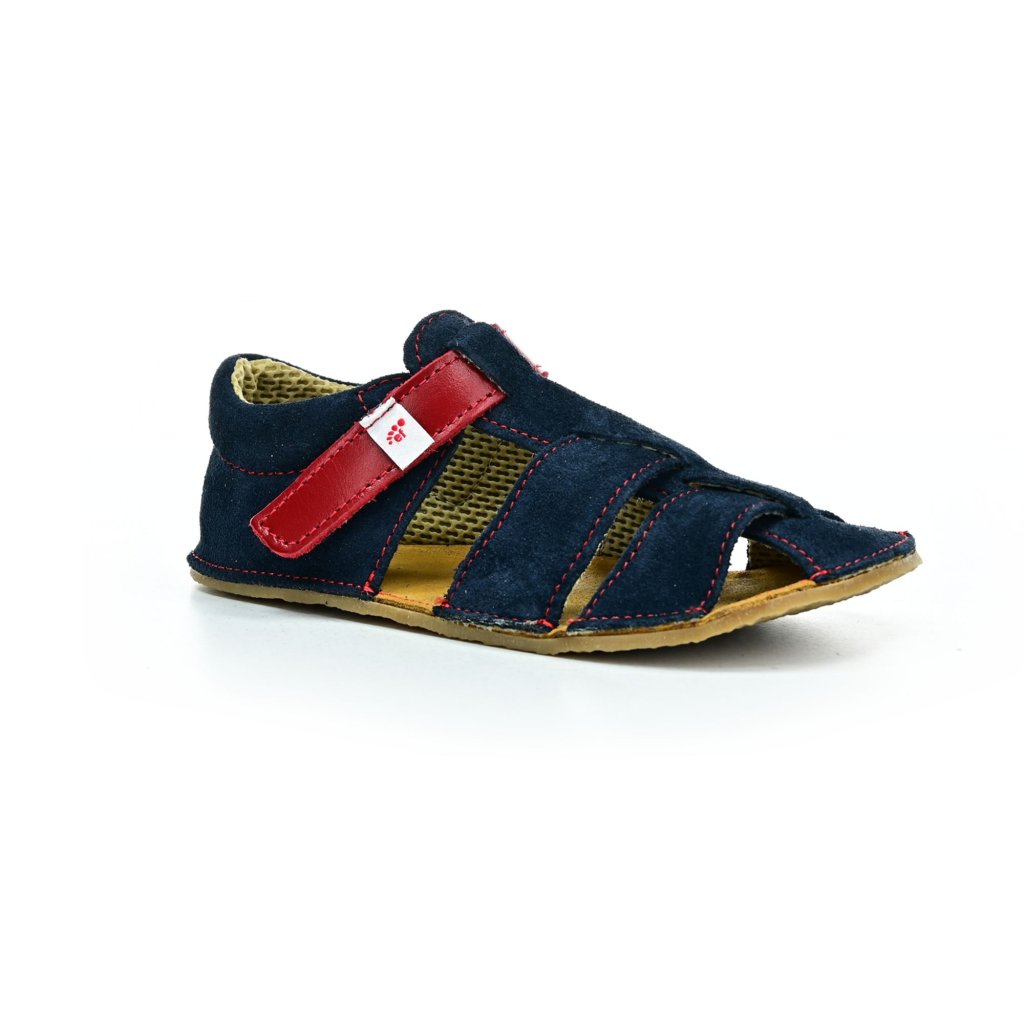 Ef Sam Granat Navy/Red Barfußsandalen