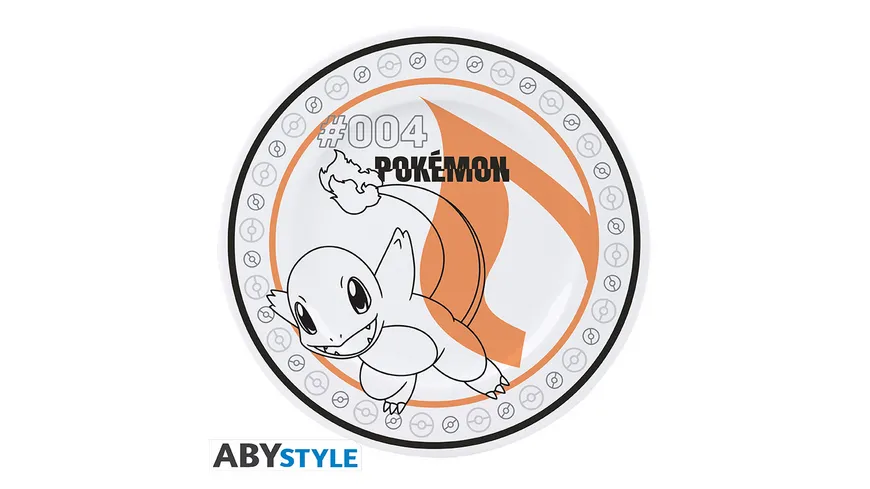 POKEMON - Set of 4 Plates - Starters + Pikachu