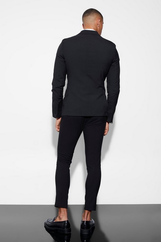 Zweireihige Super Skinny Anzugjacke