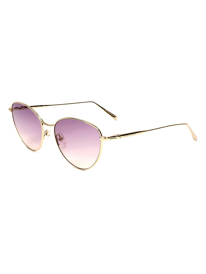 Longchamp Damen-Sonnenbrille in Gold/ Rosa günstig kaufen 55