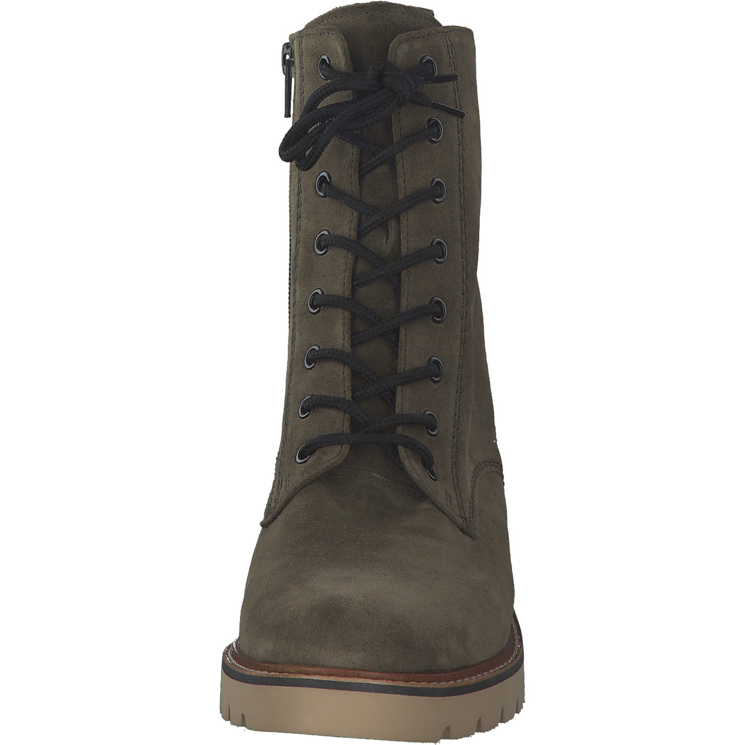 Gabor 92.736, Schnürstiefeletten, Damen, oliv