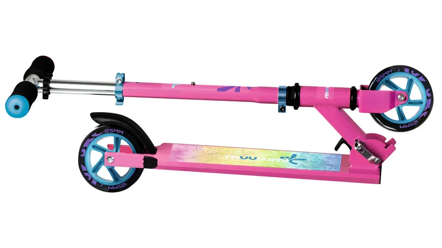Authentic - Muuwmi Scooter pink/blau/grün 125mm