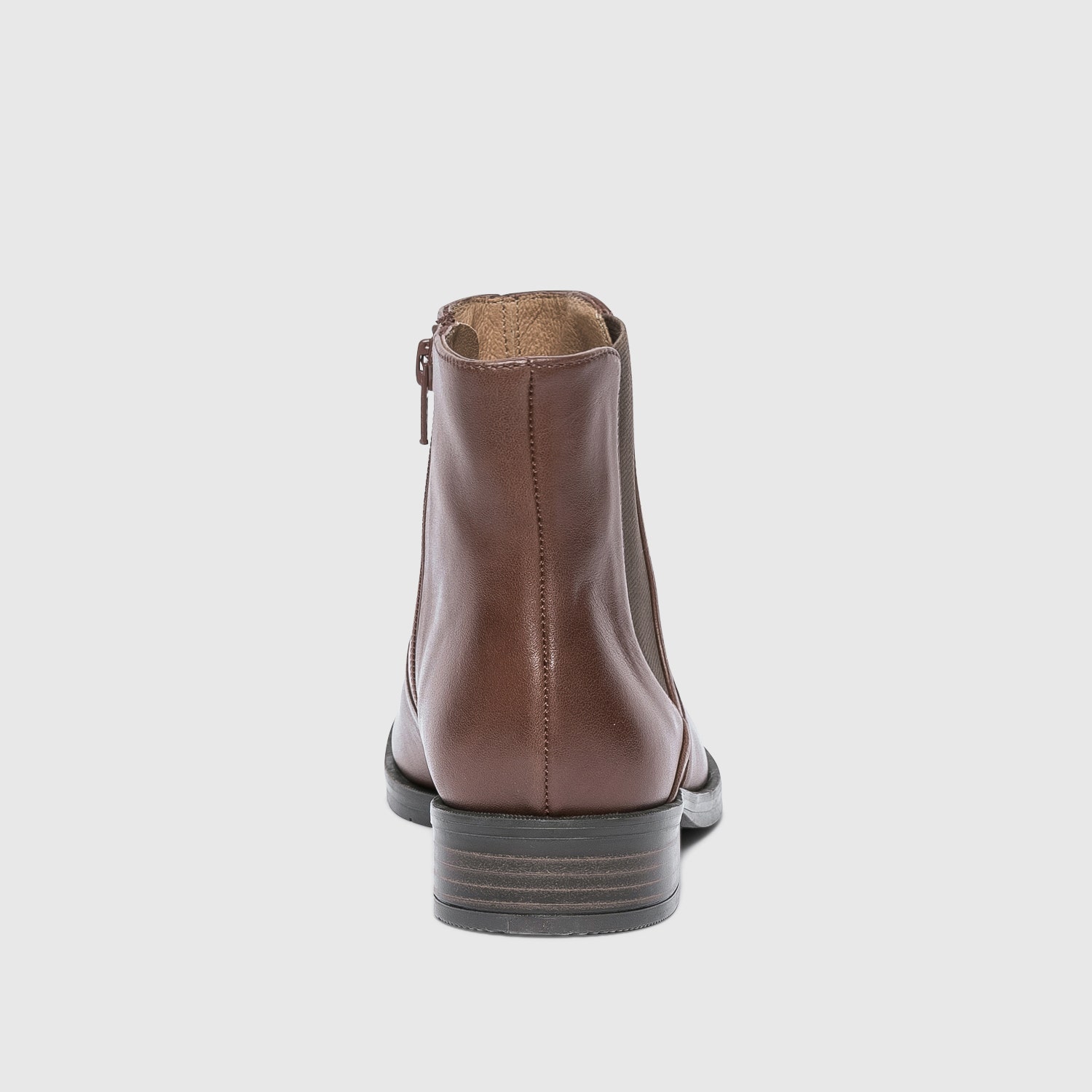 Boots ERAM FLEX cognac en cuir