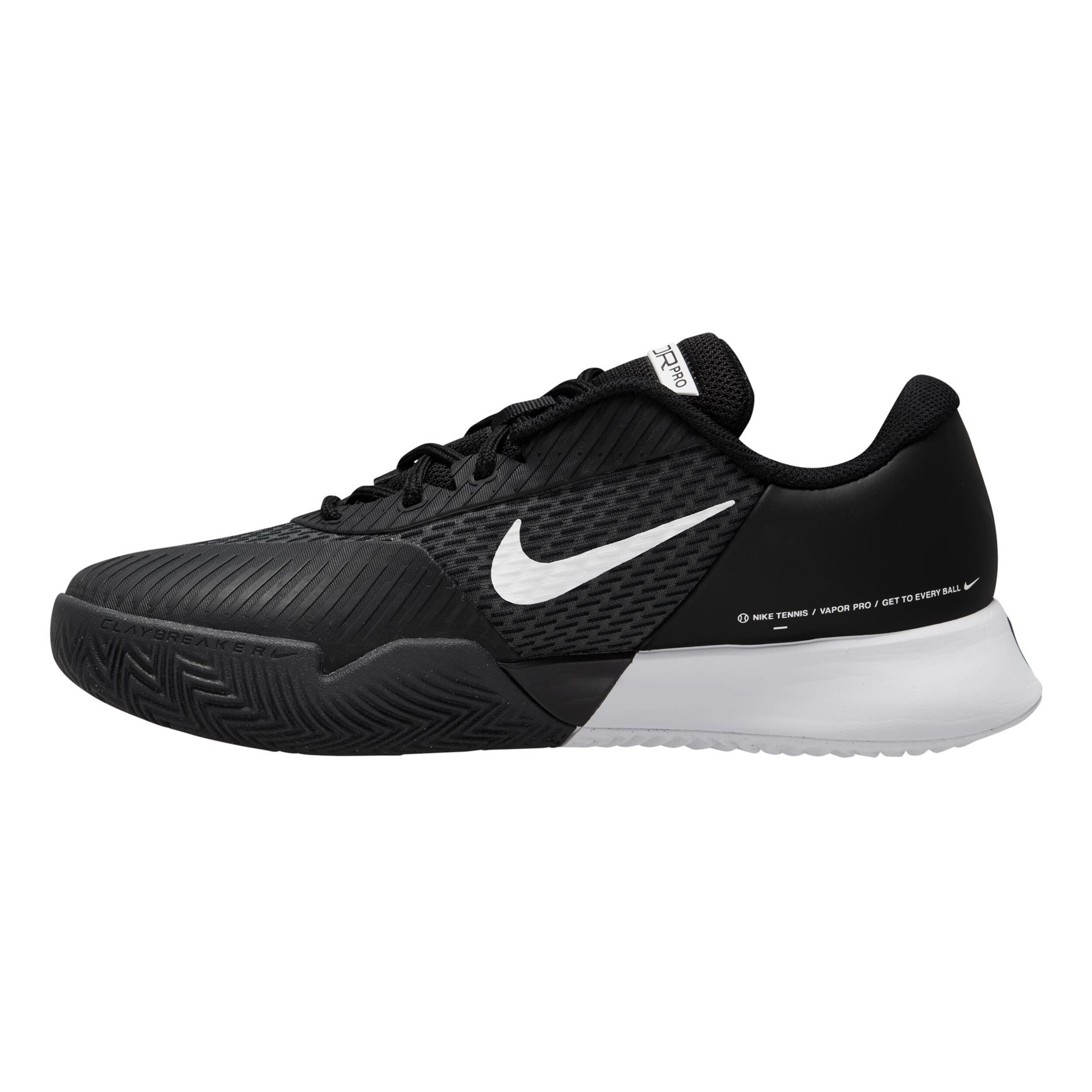 Zoom Vapor Pro 2 Sandplatzschuh Damen - Schwarz, Weiß