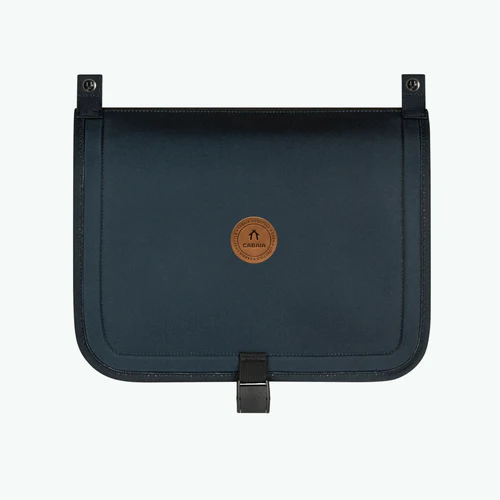 Discover Small Reykjavik navy blue schoolbag with flap