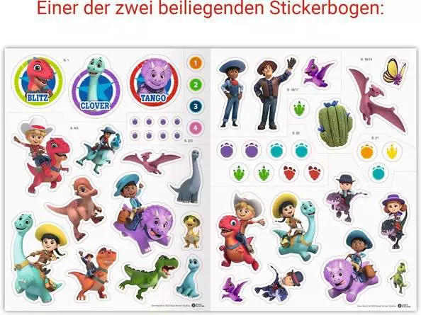 Dino Ranch: Mein dinostarker Stickerspaß