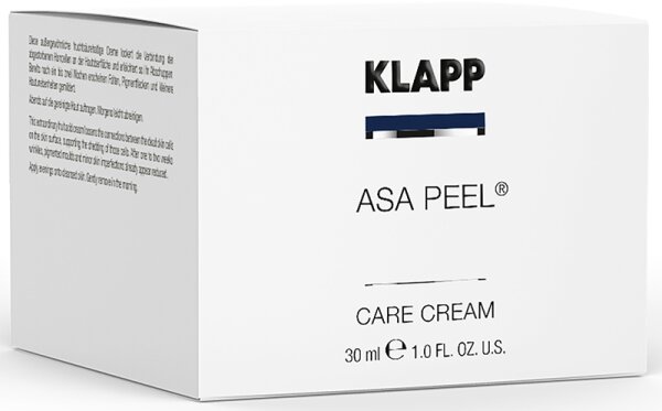 KLAPP Skin Care Science Asa Peel Care Cream Gesichtscreme