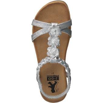 2Go Fashion Sandale in silber