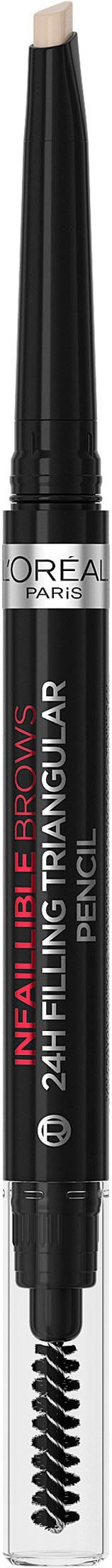 L'ORÉAL PARIS Augenbrauen-Stift L'Oréal Paris Infaillible Brows 24h Pencil, Browliner für ausdrucksstarke Augenbrauen