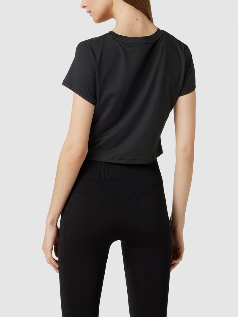 Sweatshirt mit Twist-Effekt Modell 'STUDIO YOGINI LITE TWIST' in schwarz