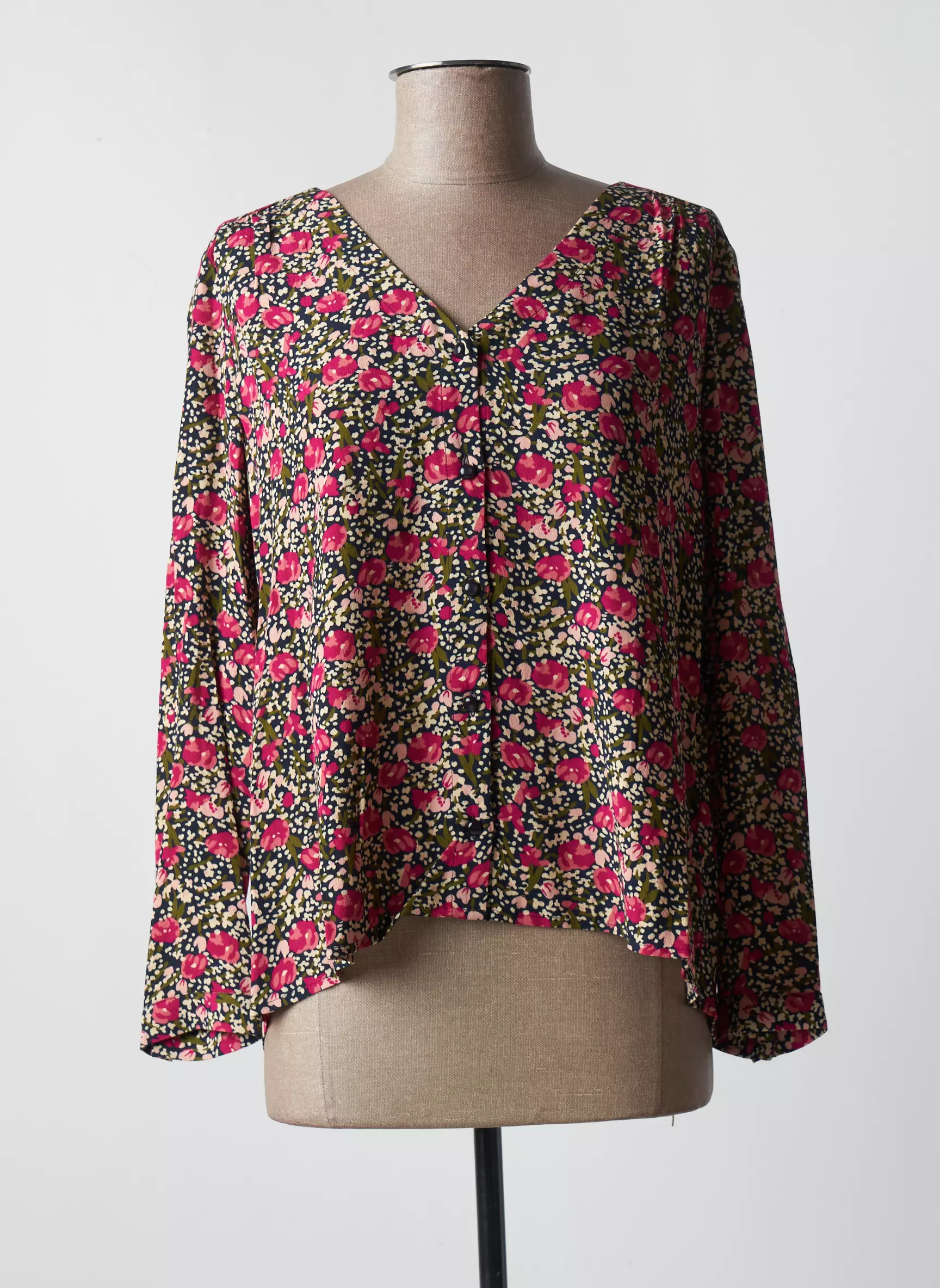 Des Petits Hauts Chemisiers Femme couleur rose