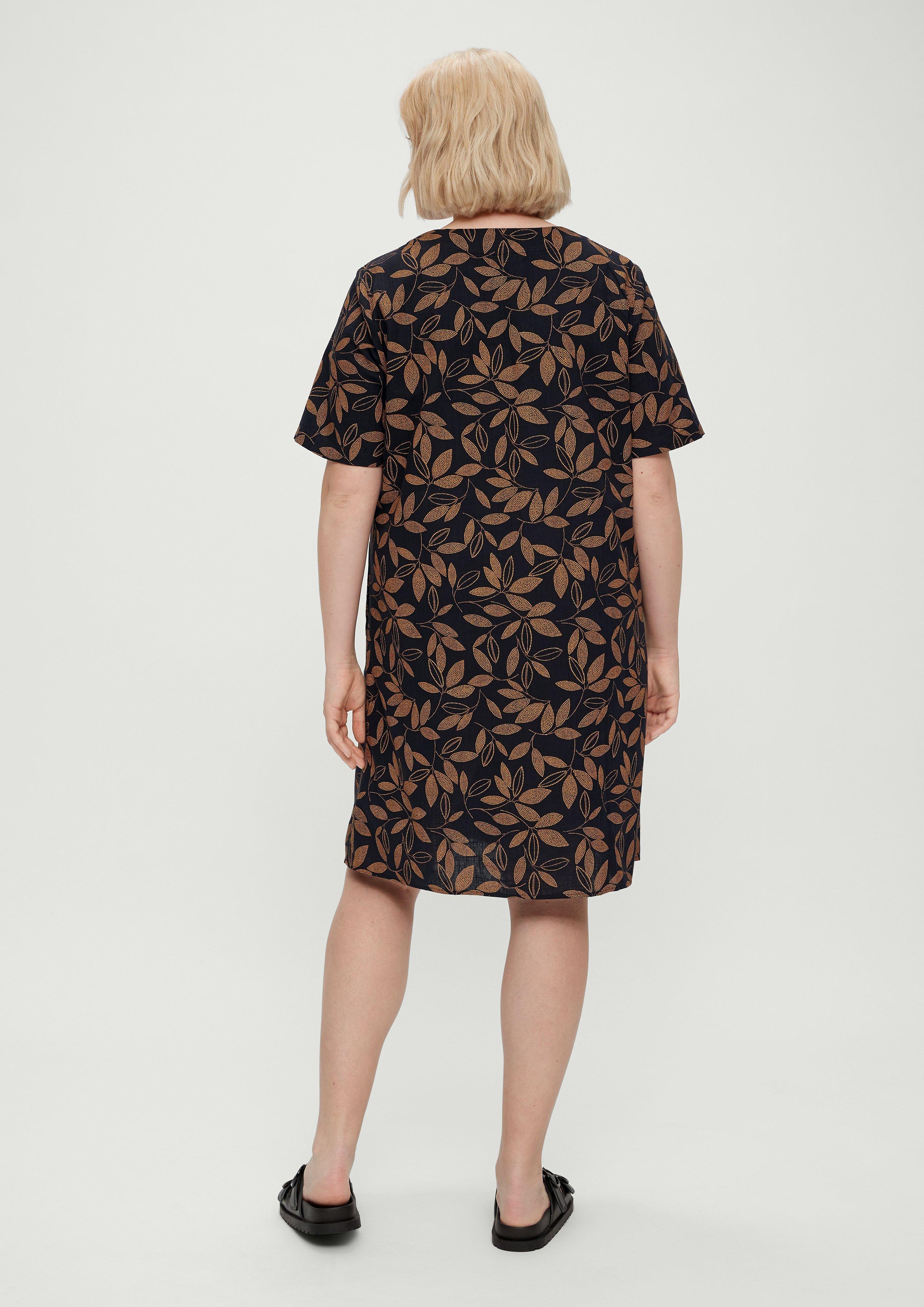 Baumwollkleid mit Allover-Print  2131523-99A4