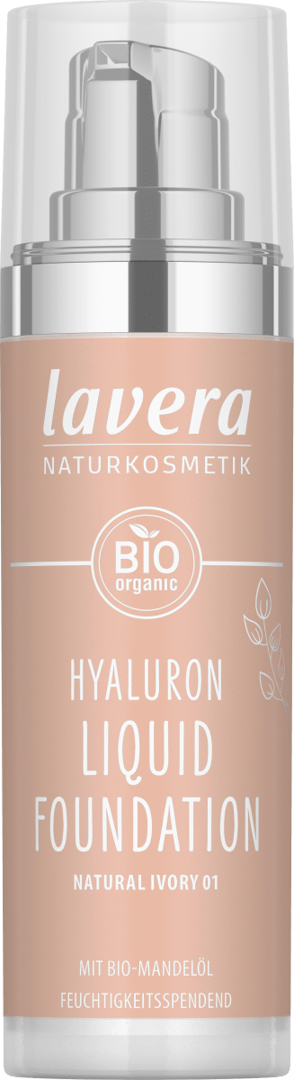 Foundation Hyaluron Liquid 01 Natural Ivory, 30 ml