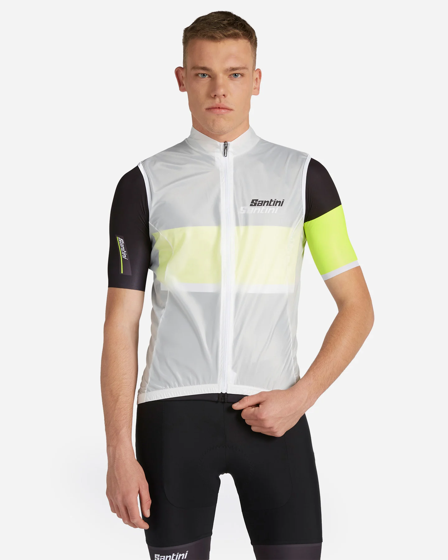 Vetruodolná cyklistická bunda Santini M 9C54575FINELITE