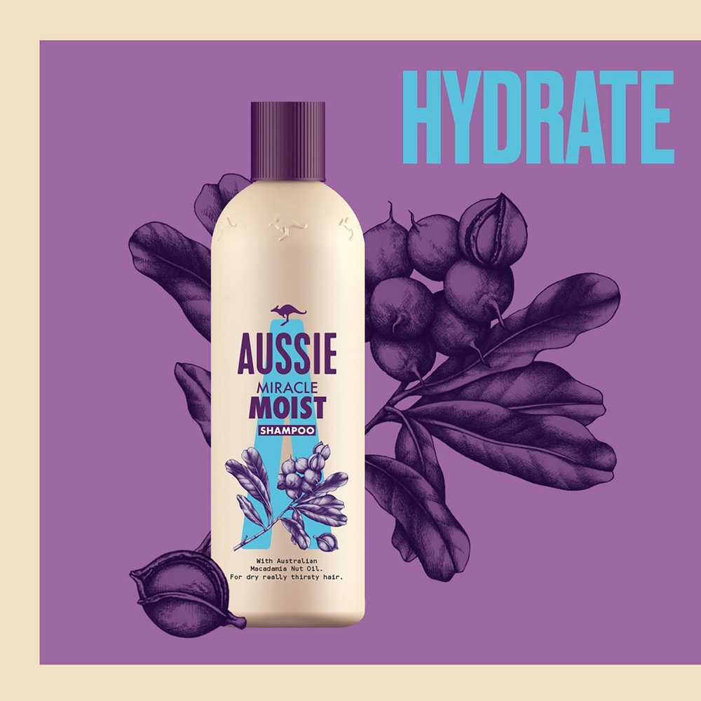 aussie Aussie Hydrate Shampoing 300ml Shampoing