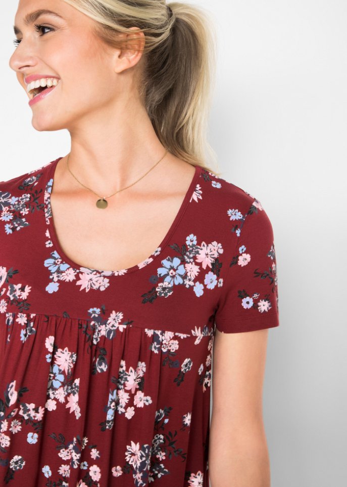 Kurzes Jerseykleid, Kurzarm