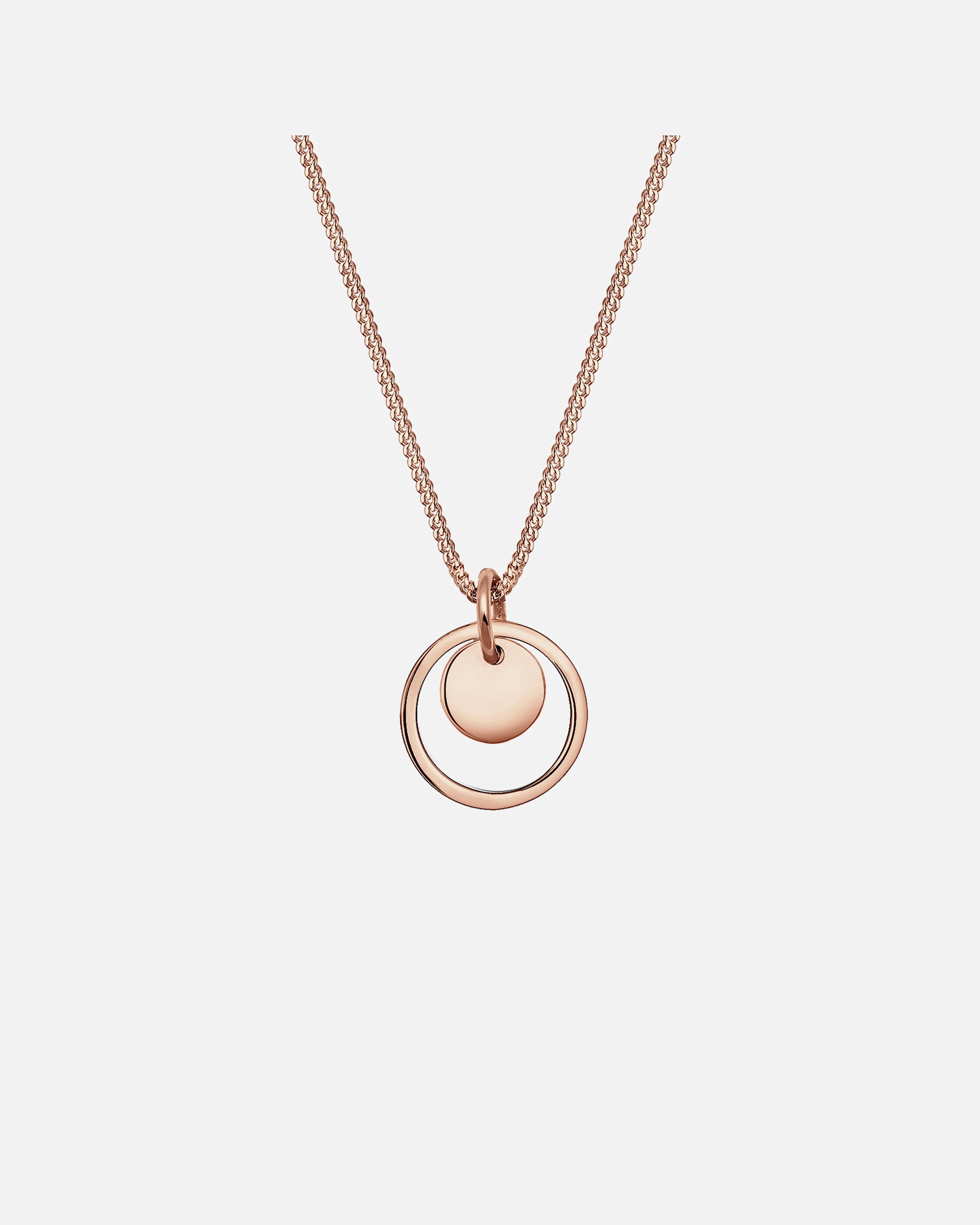 Ciondolo da donna Elli a cerchio con motivo geometrico in argento sterling 925