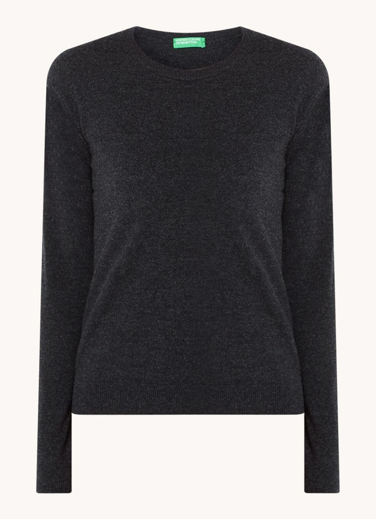 Maglione Benetton in lana merino a maglia fine