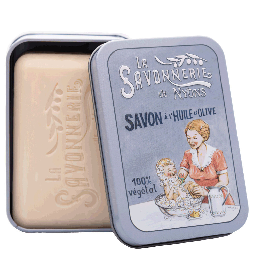 La savonnerie de nyons Savon 200g Cocoon et Boîte Métal Maman Savon