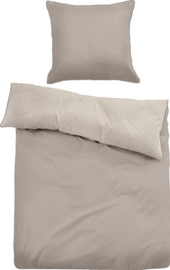 Wendebettwäsche Lisa in Gr. 135x200, 155x220 oder 200x200 cm, TOM TAILOR HOME, Mako-Satin, 2 teilig, Bettwäsche aus Baumwolle, zeitlose Bettwäsche mit Wendeoptik