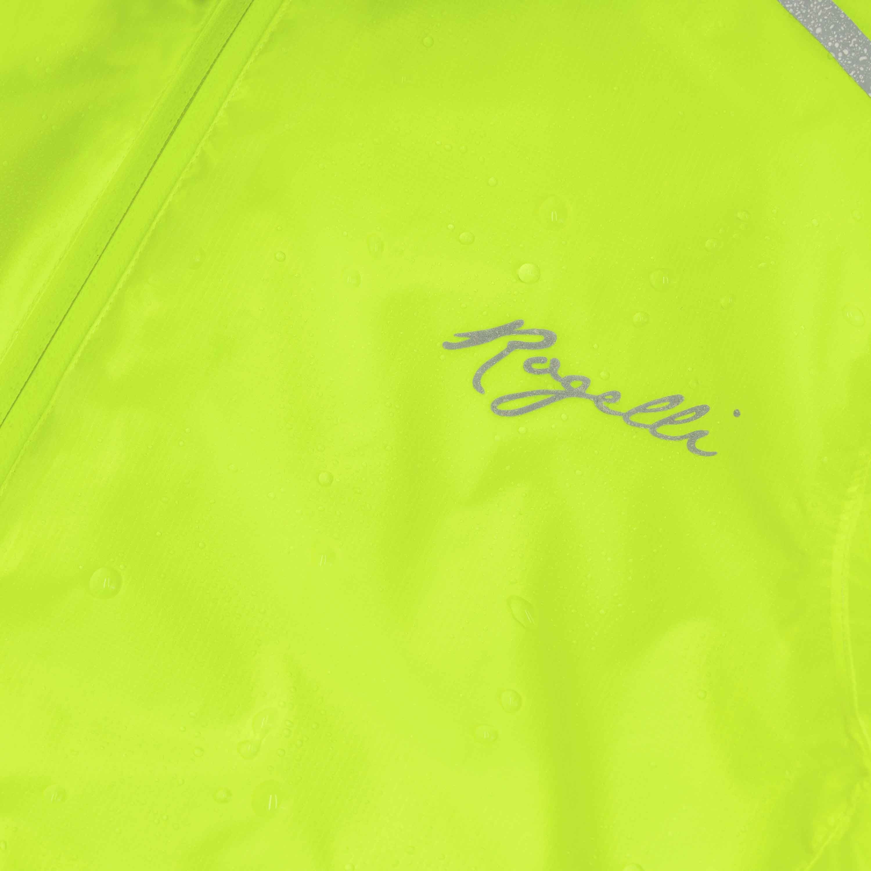 Rogelli Essential Fluor Yellow Damen Fahrrad Regenjacke