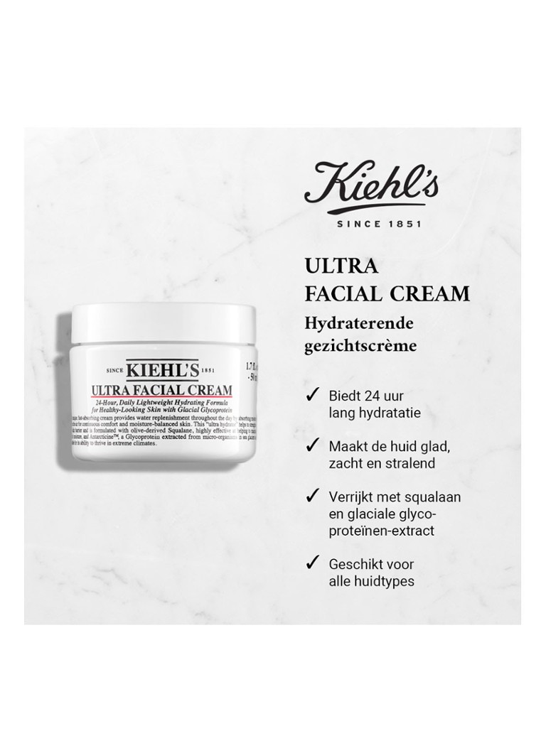 Cremă facială Kiehl's Ultra - Cremă hrănitoare de zi și de noapte