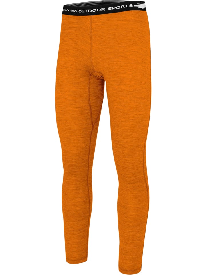 Normani Outdoor Sports Herren Merino Unterhose Sydney in Orange günstig kaufen