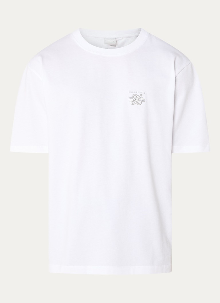 Tričko z organické bavlny Filling Pieces s výšivkou loga