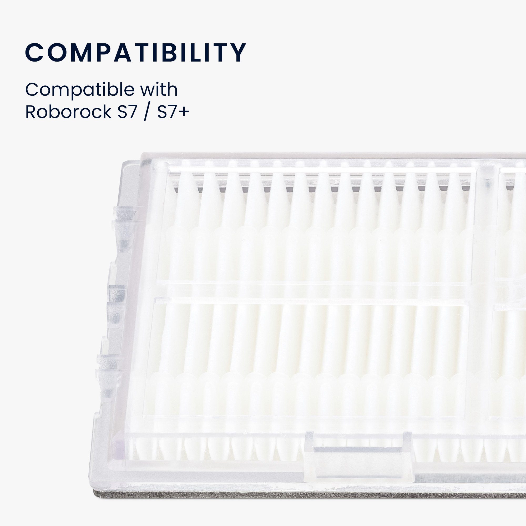 kwmobile Saugroboter Zubehör-Set Filter Set kompatibel mit Roborock S7 und anderen - Hochleistung, (2-tlg)